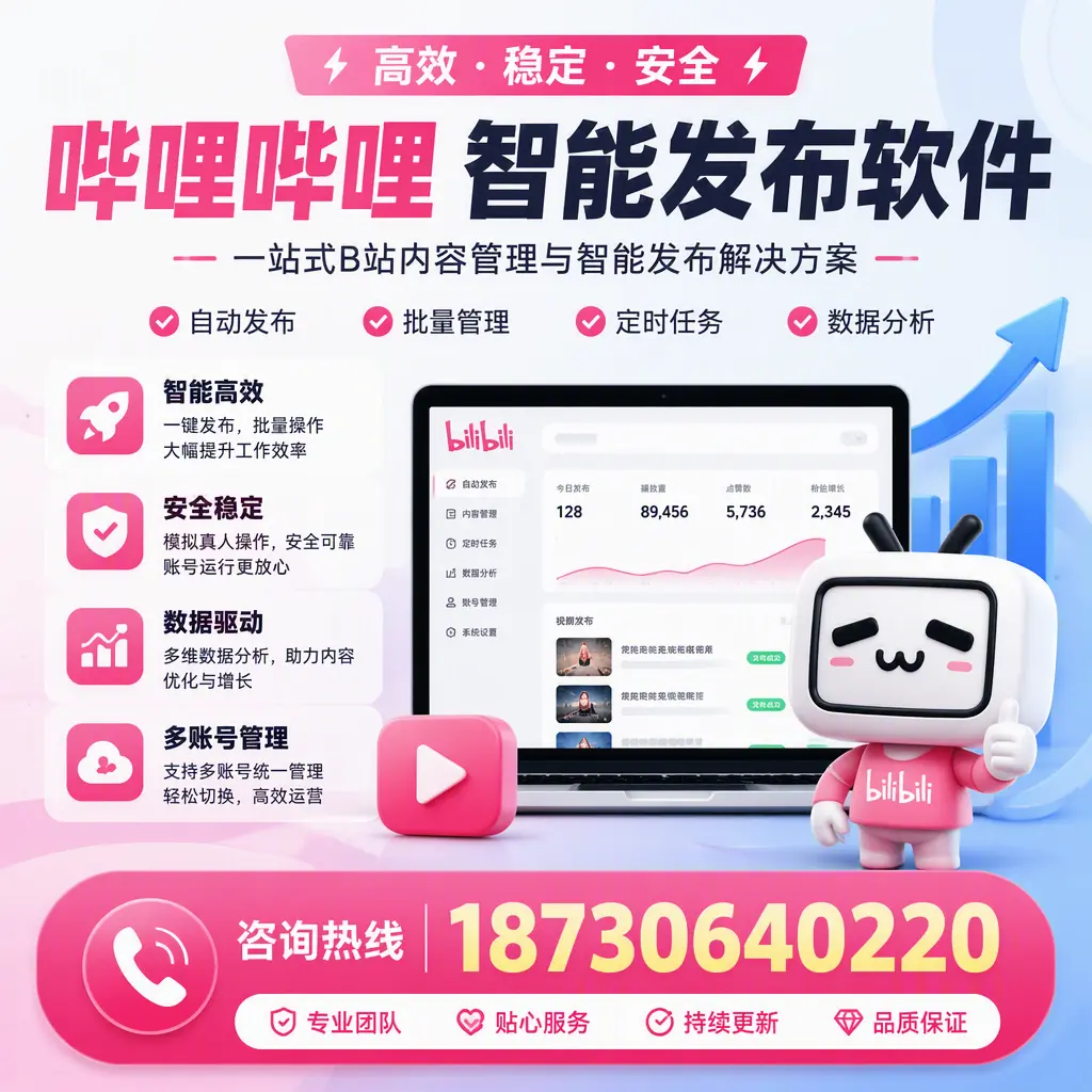 哔哩哔哩智能发布软件适用场景分析：在 商丘 的最佳实践