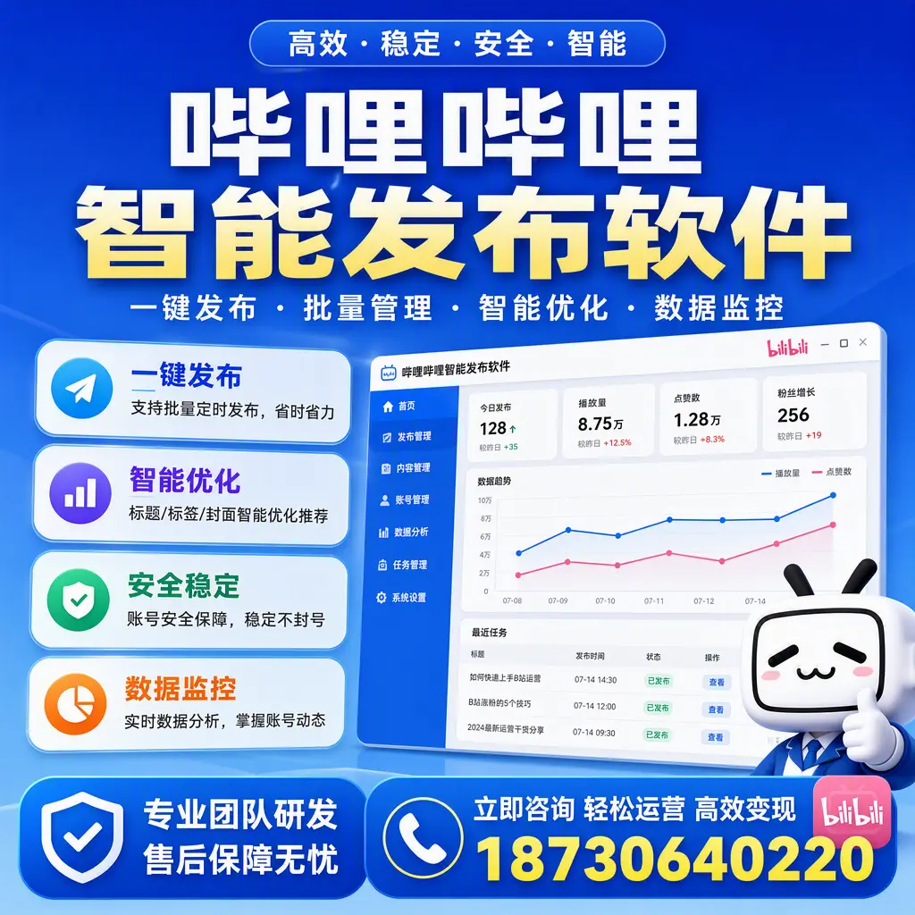 如何在 商丘 使用哔哩哔哩智能发布软件提升内容曝光率