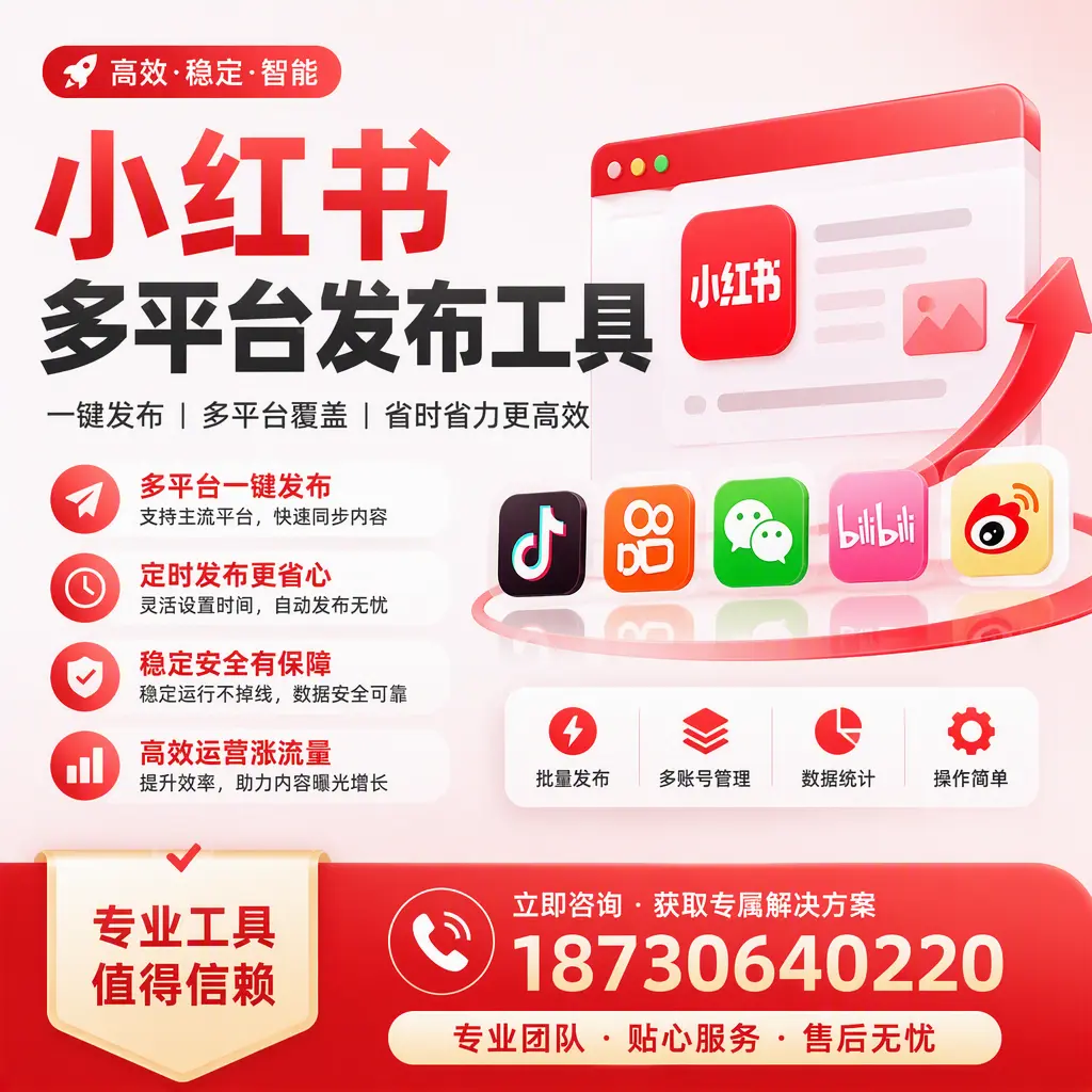 在 商丘 小红书多平台发布工具的市场前景分析