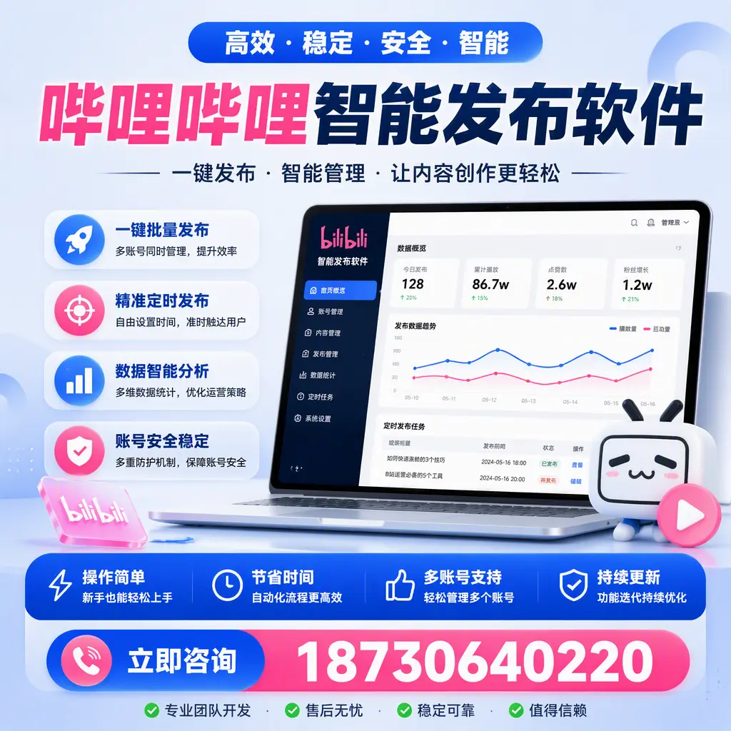 如何在 商丘 制定有效的哔哩哔哩智能发布策略